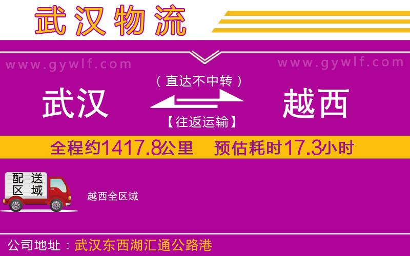 武漢到越西物流專線