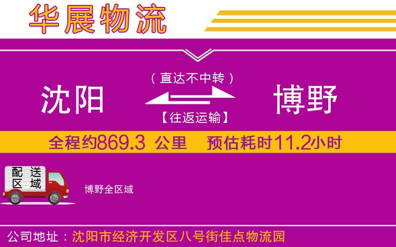 沈陽(yáng)到博野物流專(zhuān)線