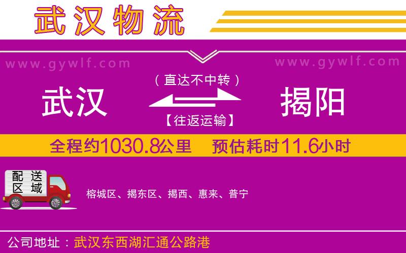 武漢到揭陽(yáng)物流專線