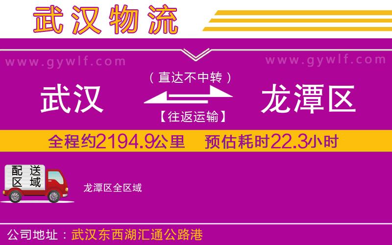 武漢到龍?zhí)秴^(qū)物流專線