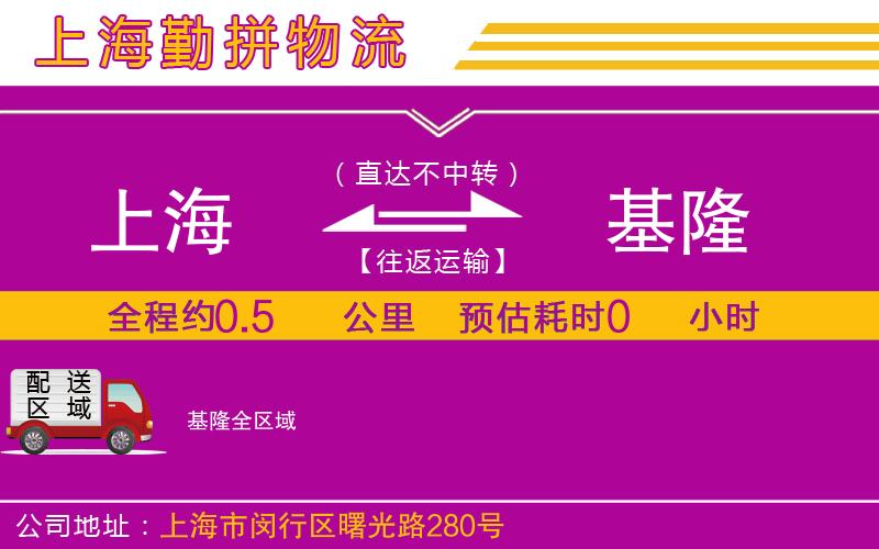 上海到基隆物流公司