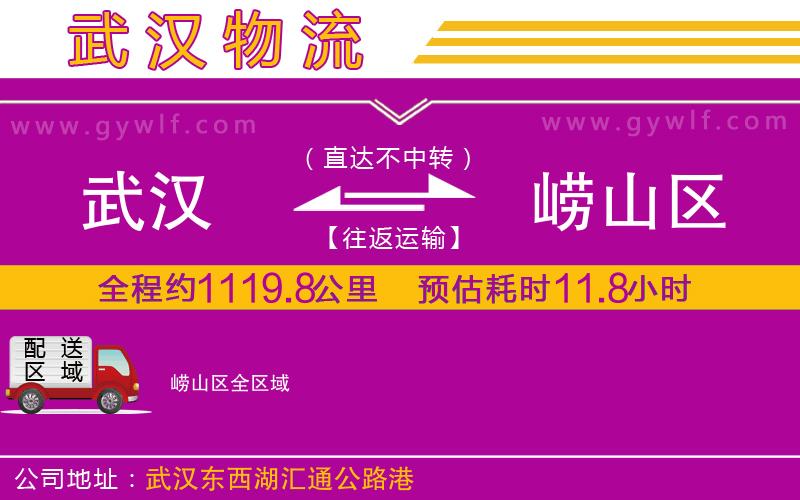 武漢到嶗山區(qū)物流專線