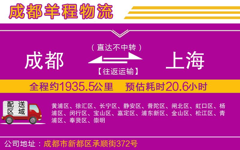 成都發(fā)上海貨運(yùn)公司