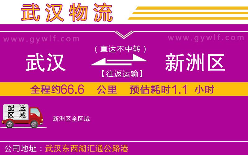 武漢到新洲區(qū)物流專線