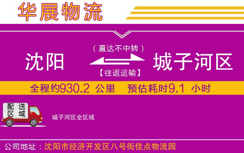 沈陽到城子河區(qū)貨運(yùn)公司