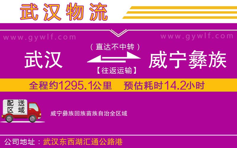 武漢到威寧彝族回族苗族自治貨運(yùn)公司
