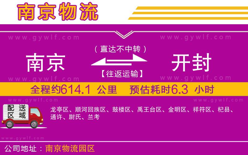 南京到開封物流公司