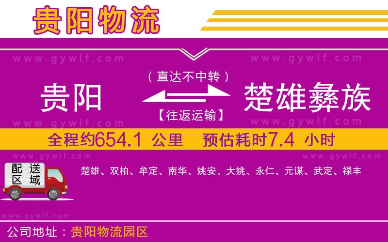 貴陽(yáng)到楚雄彝族自治州物流公司