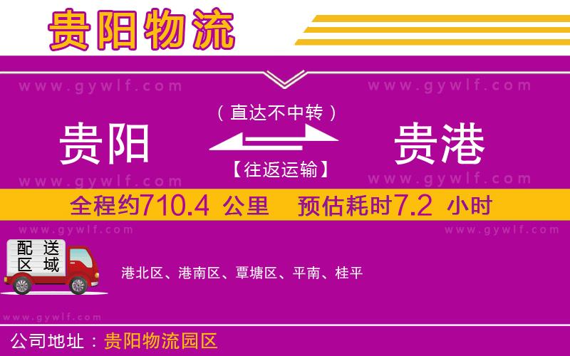 貴陽到貴港物流公司