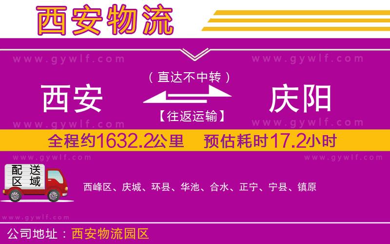 西安到慶陽(yáng)物流公司