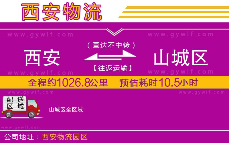 西安到山城區(qū)物流公司