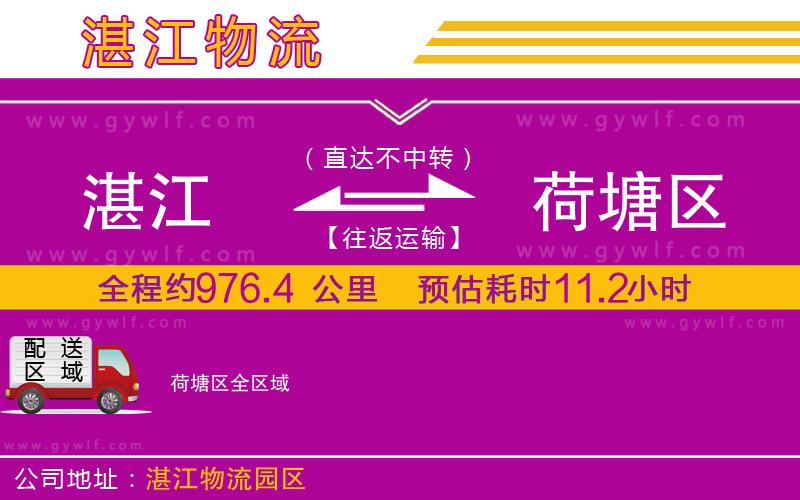 湛江到荷塘區(qū)物流公司