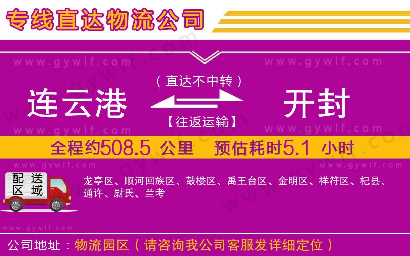 連云港到開封物流公司