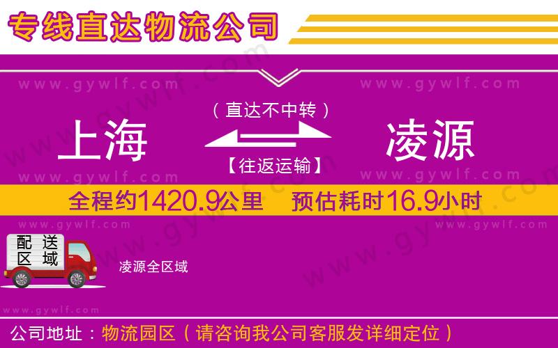 上海到凌源貨運(yùn)專(zhuān)線