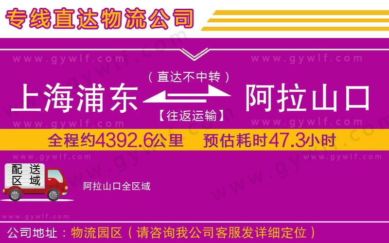 上海浦東區(qū)到阿拉山口物流公司