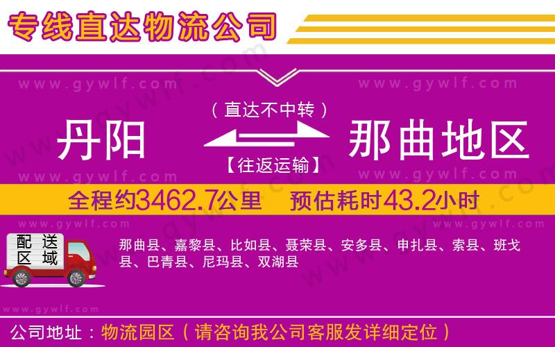 丹陽到那曲地區(qū)物流公司